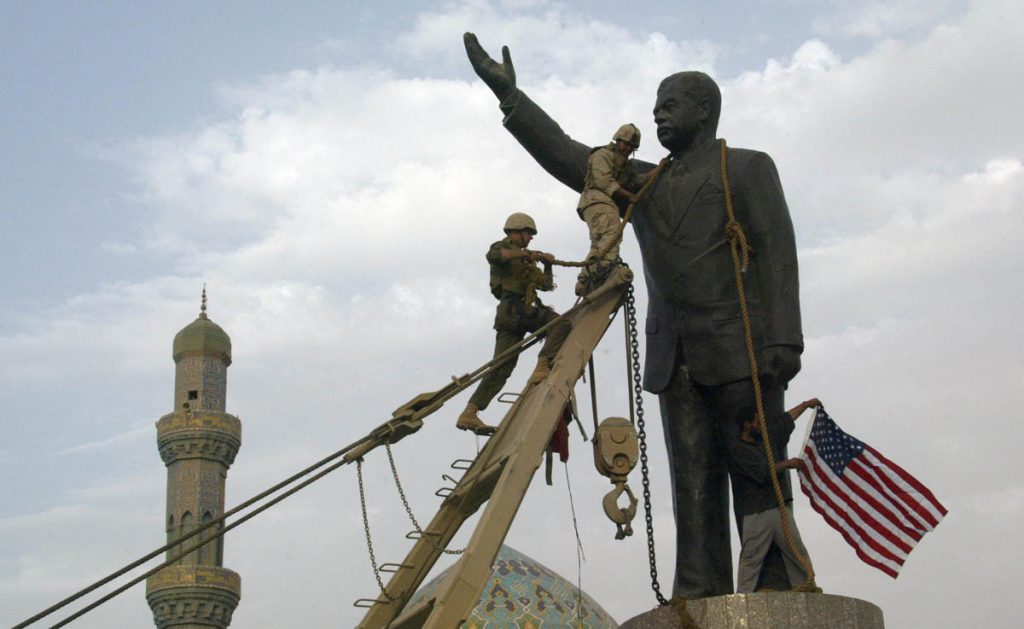 Ιράκ, άγαλμα Σαντάμ