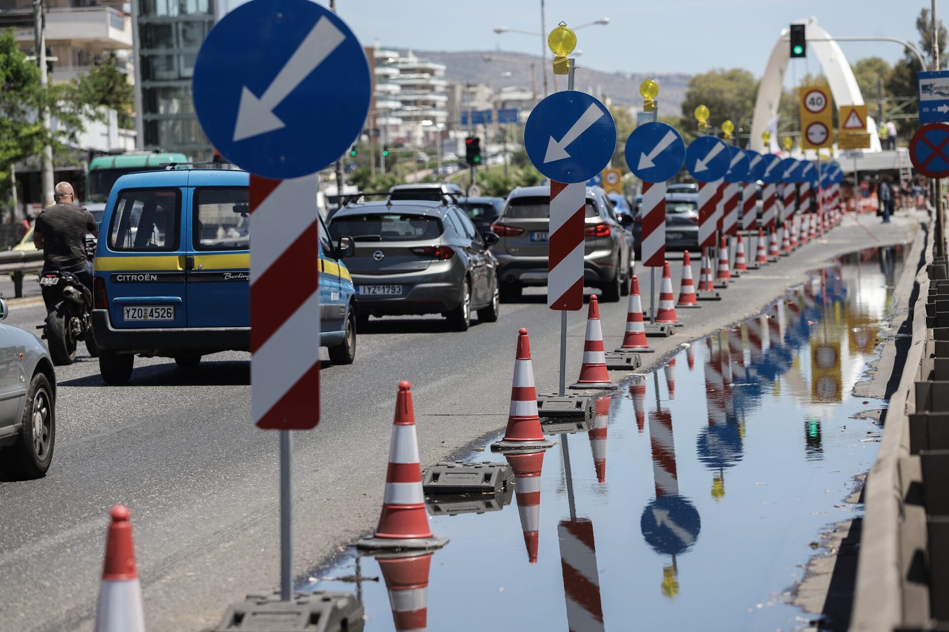 κυκλοφοριακές ρυθμίσεις λεωφόρο