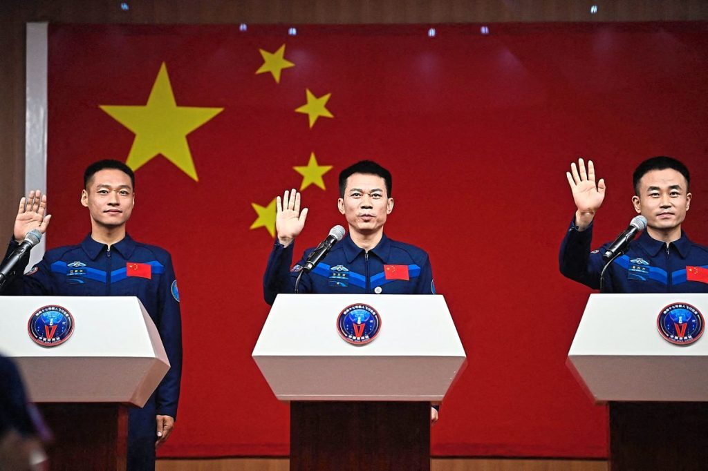 Κίνα διαστημικό σταθμό εκτόξευση νεότερο πλήρωμα αστροναυτών