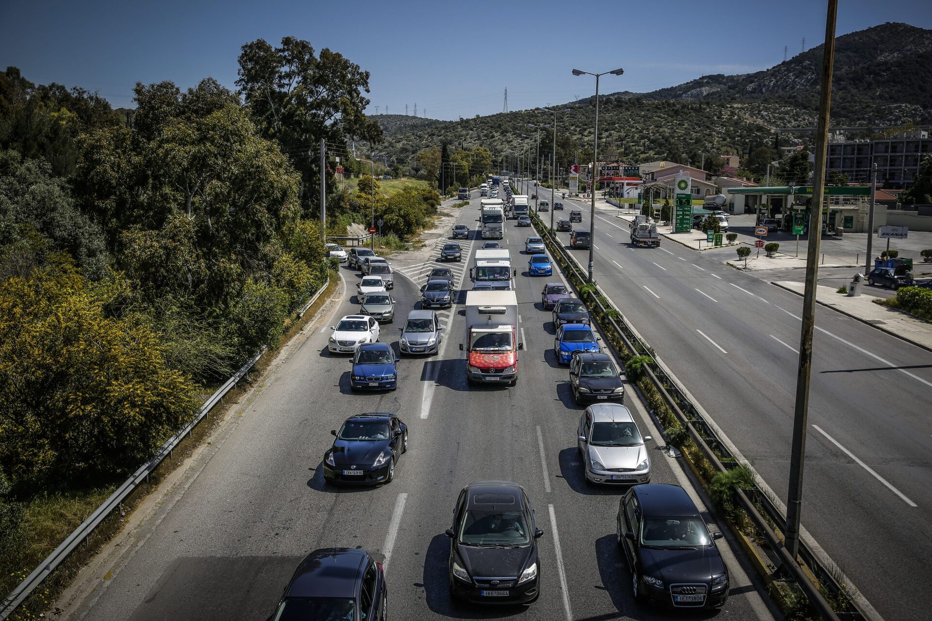 κυκλοφοριακές ρυθμίσεις Αθηνών Κορίνθου