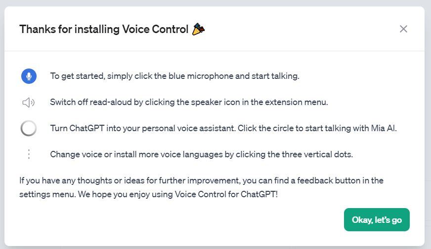 Voice Control ChatGPT