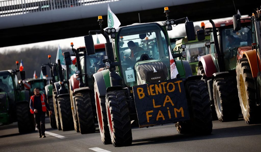 αγρότες γαλλική κυβέρνηση