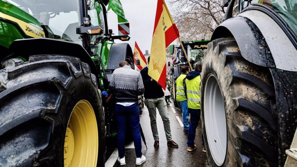 αγρότες τρακτέρ Ισπανία Μαδρίτη